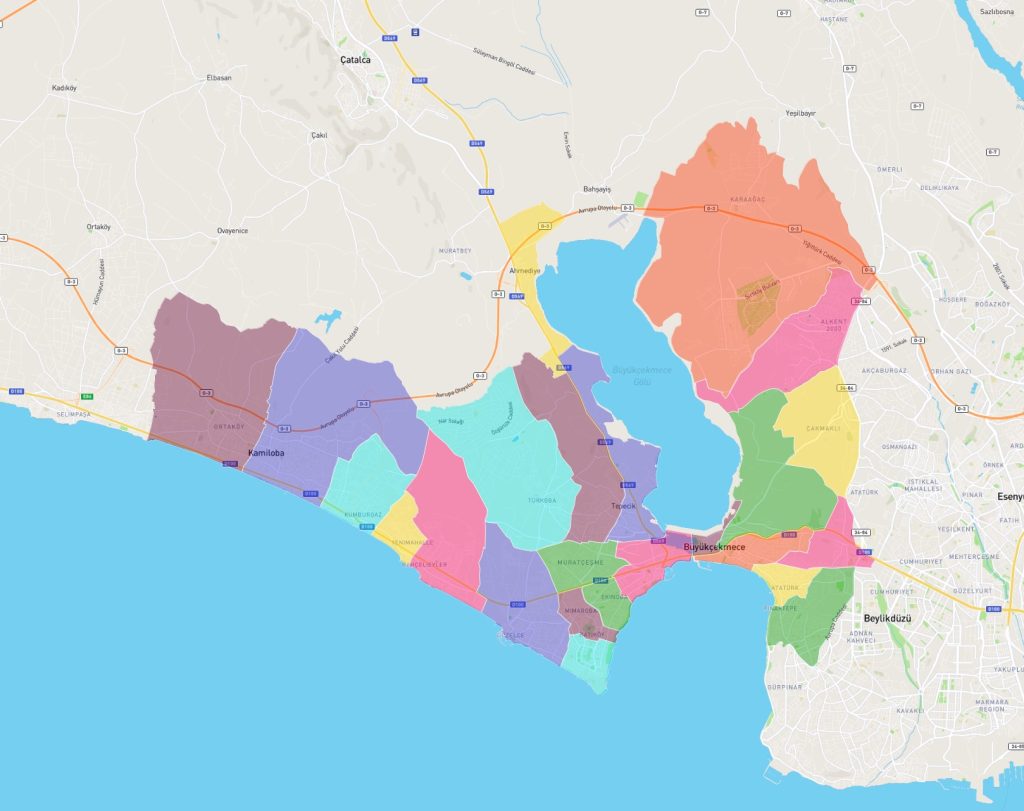 نقشه بیوک‌چکمجه 